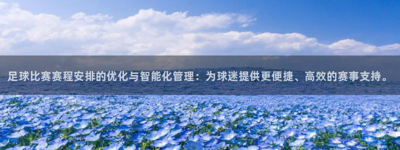  足球比赛赛程安排的优化与智能化管理：为球迷提供更便捷、高效的