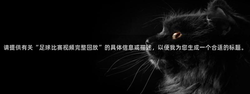 请提供有关“足球比赛视频完整回放”的